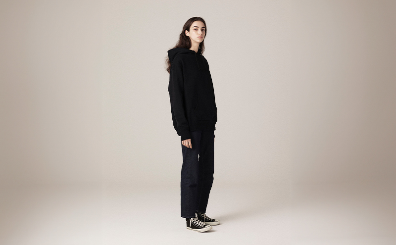 パーカー アンユースレス スニットパーカー 服 洋服 ファッション 耐久性 上品 コーマ糸 無撚糸コットン 洗濯可能 墨田区 東京都