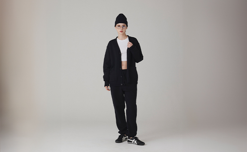 カーディガン アンユースレス スニットカーディガン 服 洋服 ファッション 耐久性 上品 コーマ糸 無撚糸コットン 洗濯可能 墨田区 東京都