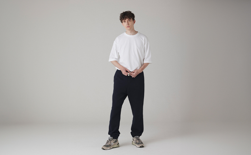 パンツ アンユースレス スニットパンツ 服 洋服 ファッション 耐久性 上品 コーマ糸 無撚糸コットン 洗濯可能 墨田区 東京都