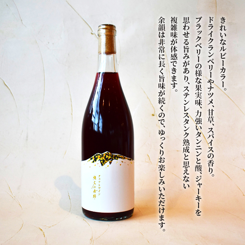 縄文の奇跡2024 お酒 ワイン 日本ワイン 果実酒 赤 フルボディ スチューベン アルコール 青森県 鶴田町