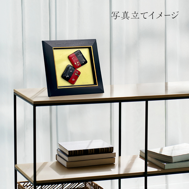 【壁飾り】インテリア　和モダン　ガラスアート　和今風C