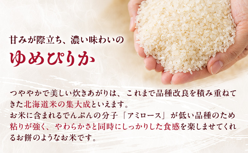 【6ヵ月連続定期便】北海道産 ゆめぴりか ななつぼし 食べ比べセット 精米 各5kg 合計10kg 米 特A 獲得 白米 ごはん 定期便 定期配送 6ヵ月 道産米 ブランド米 10キロ お米 ご飯 米 北海道米 JAふらの ホクレン ホクレン米 送料無料 北海道 富良野市