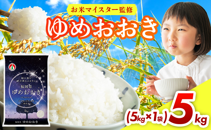 福岡県大木町のふるさと納税 令和7年産 福岡県産米100％使用！大木町 ゆめおおき 5kg ※北海道・沖縄・離島は配送不可 CY005