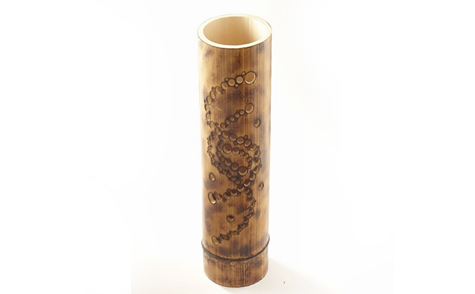 竹灯籠（波） 民芸品 工芸品 雑貨 日用品
