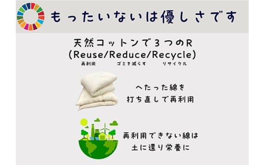 ふとん打ち直し（シングルサイズ）　洋柄・さくらリズム柄　2枚組【CW131W】