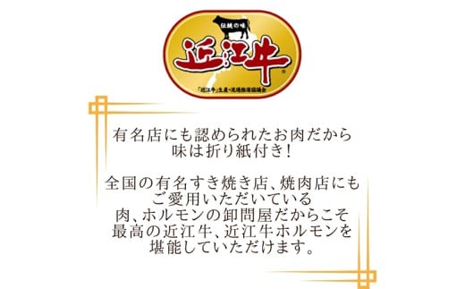 味付けホルモン　秘伝のタレ漬け　近江牛ミノ　1,800g（300g×6）【FO78W】