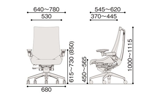 イトーキ『アクト２』メッシュバック 抵抗付きウレタンキャスター オフブラックフレーム 座張地(PV)：ダークグレーC（KJ457JVM-W2C3CF）【EI163W】