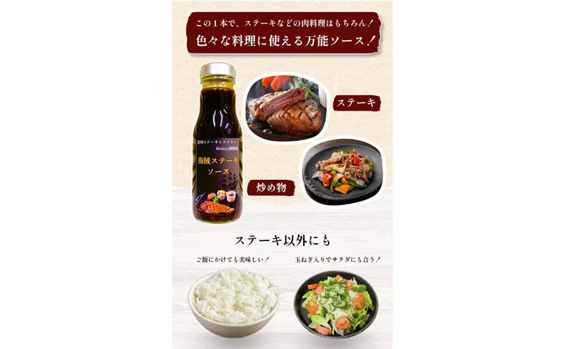 海賊ステーキソース　270ml×2本　料理　調味料　時短　万能