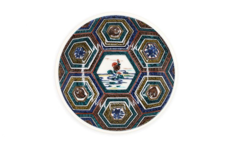 九谷焼 4号皿揃(6P)・古九谷名品6選(6枚組)