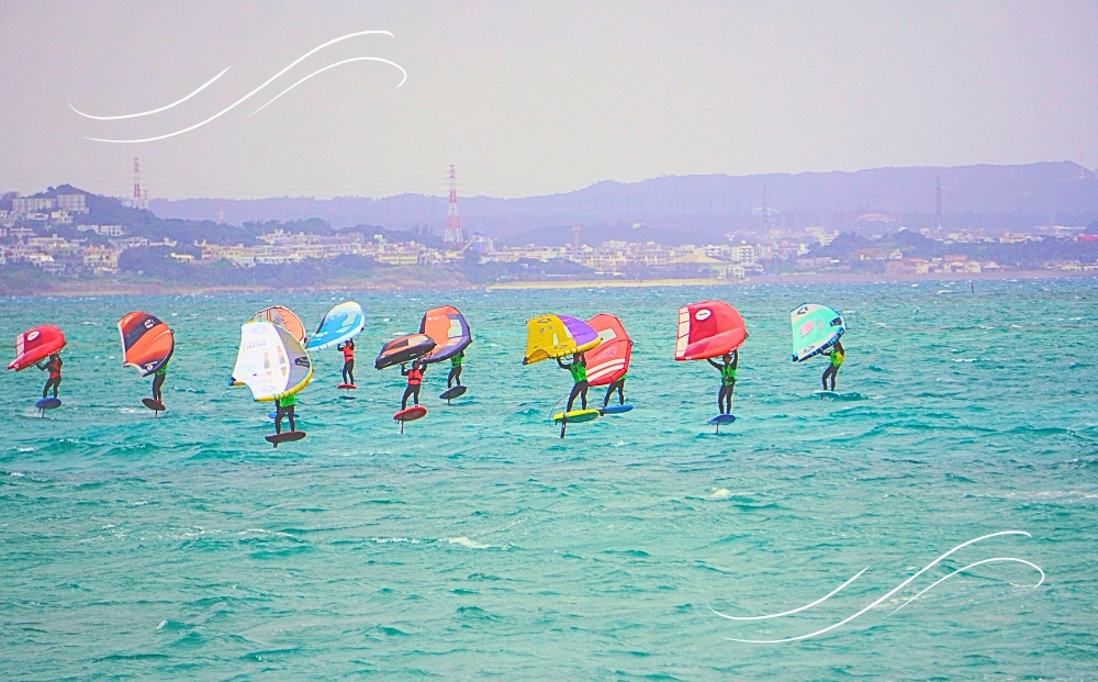 第４回ウイングフォイルフェスティバル沖縄うるま海中道路 参加権★オープンクラス、またはフリースタイルクラス、パラウイング・Kウイングクラス