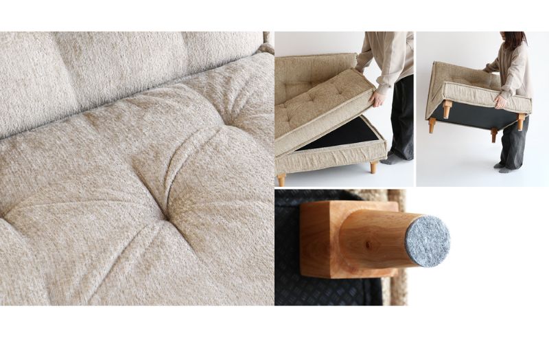 期間限定寄附額 ソファ Herit. Block Sofa 3点セット インテリア 家具 おしゃれ 日用品 市場家具