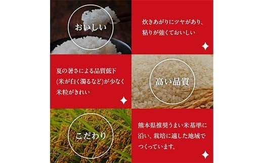 FK7-0226_【5カ月定期】【令和7年度産】【先行予約】嘉島町のおいしいお米（くまさんの輝き/白米） 5kg
