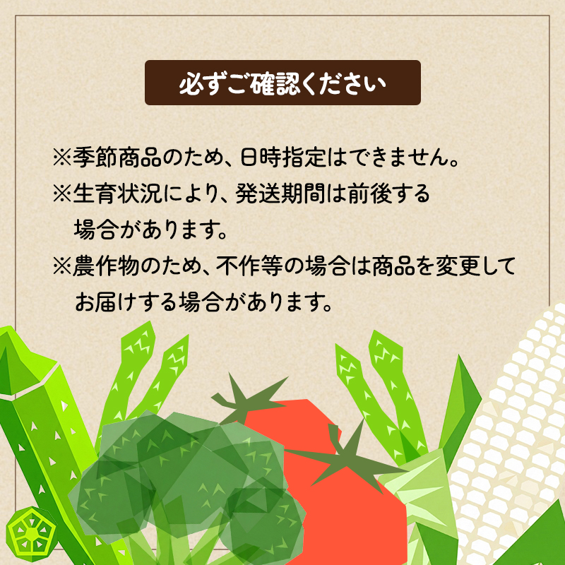 旬のさぬきの野菜定期便（6回）　野菜 定期便 旬 新鮮 食べごろ 季節 ブロッコリー アスパラ ホワイトコーン オクラ ミニトマト 香川県 東かがわ市