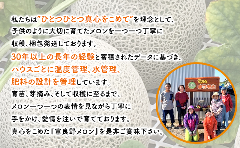 【2026年秋発送】厳選ふらのメロン [秋メロン] 赤肉 3玉 糖度15度以上 [ファームまつもと] メロン 赤肉メロン フルーツ 果物 新鮮 甘い 贈り物 ギフト  ジューシー ブランドメロン 秋 北海道 富良野