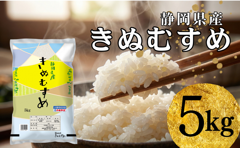 米 静岡きぬむすめ 5kg お米 白米 コメ 精米 きぬむすめ 静岡県産 袋井市 静岡県