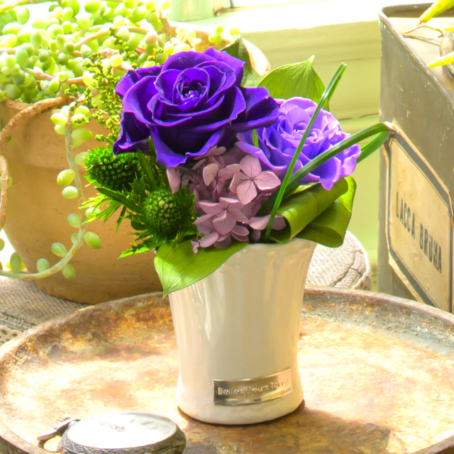 シャイン 花 お花 プリザーブドフラワー ギフト プレゼント お祝い 誕生日 お供え アレンジ インテリア 東京都 墨田区