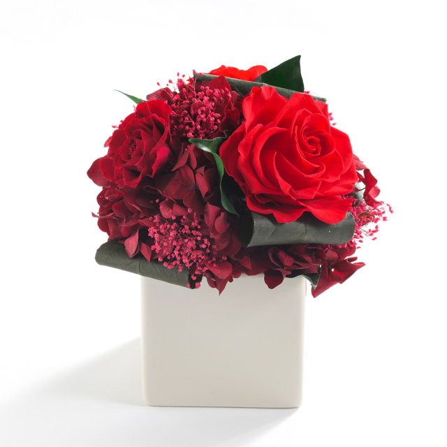 キューブS 花 お花 プリザーブドフラワー ギフト プレゼント お祝い 誕生日 お供え アレンジ インテリア 東京都 墨田区