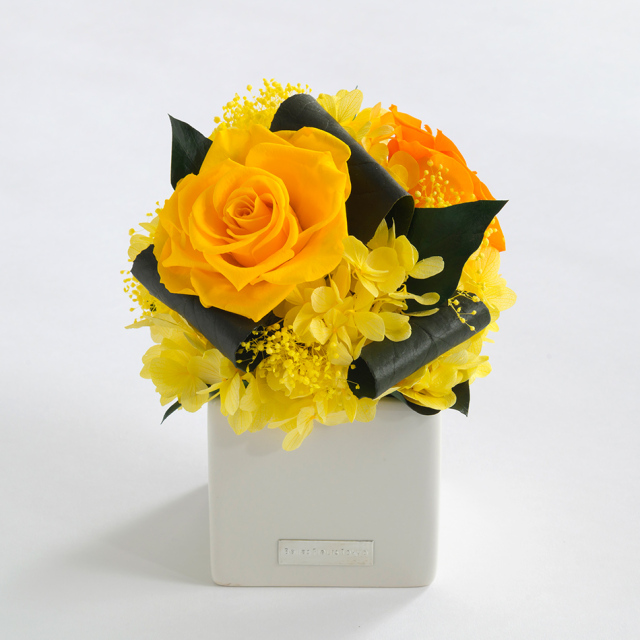 キューブS 花 お花 プリザーブドフラワー ギフト プレゼント お祝い 誕生日 お供え アレンジ インテリア 東京都 墨田区