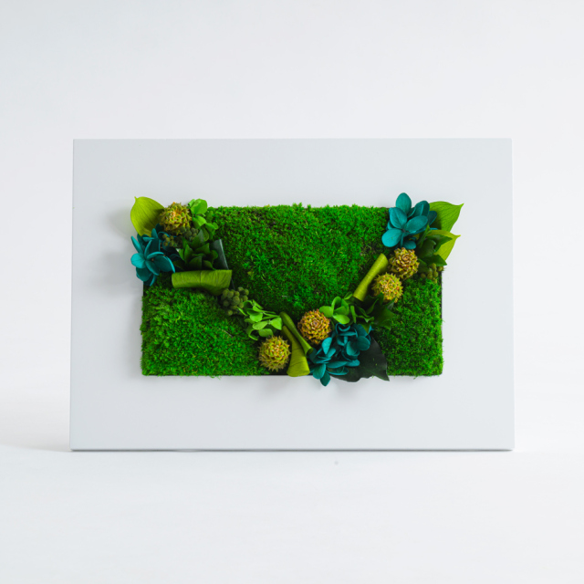 グリーンフレームL 花 お花 プリザーブドフラワー ギフト プレゼント お祝い 誕生日 お供え アレンジ インテリア 東京都 墨田区