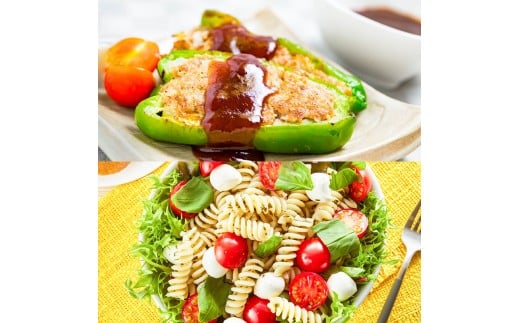 ハッピーマン＆完熟トマトセット 2kgセット 2キロセット ピーマン とまと 野菜 やさい おかず 副菜 新鮮 おいしい 採れたて 国産 お取り寄せ 常温 高知県 高知 土佐市