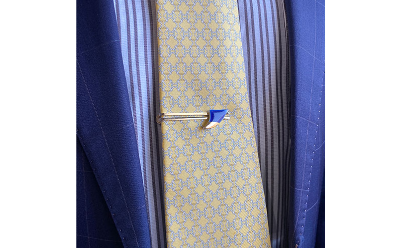 茅ヶ崎市 湘南 陶磁器 上品 かわいい メンズ ギフト プレゼント 誕生日 父の日 お祝い サマーギフト ゴールド 金 アート アクセサリー Artopus.SHONAN ネクタイピン フィン