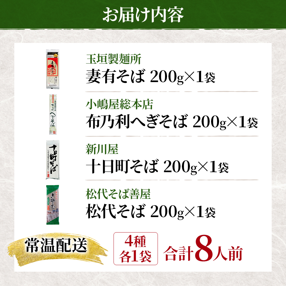 そば・蕎麦・SOBA あなたのソバに 【1】 乾麺 麺 麺類 新潟 