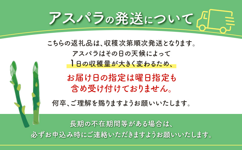 先行予約 2026年 春アスパラガス 約1kg L～2L 混合 斎藤農園 野菜 アスパラガス 栄養豊富 ほんのり甘い 肉質しっかり あっさりとした食味  おつまみ 料理 お弁当 食材 青森県 鰺ヶ沢町
