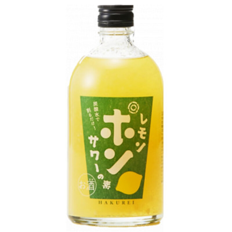 ハクレイ酒造　白嶺500ml×2本　リキュールセット（レモンポンサワーの素、ゆず酒）
