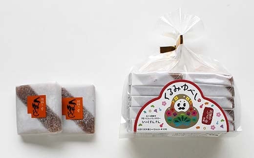 北陸銘菓 ひゃくまんさんくるみゆべし 10個入り袋タイプ 1袋 金沢 金箔 ひゃくまんさん 羽二重餅 菓子 和菓子 お茶菓子 お茶請け F6P-3059