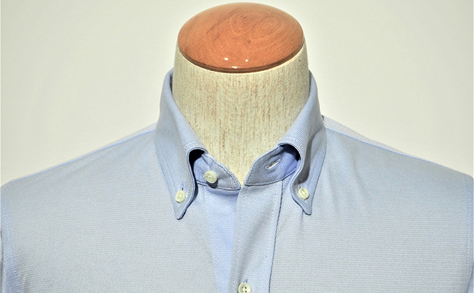 丸和繊維工業 INDUSTYLE TOKYO 動体裁断 シャツ サックス ファッション 「すみだモダン」 