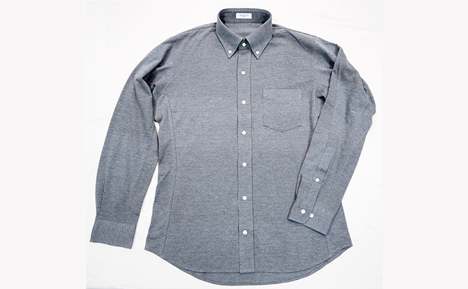 シャツ グレー メンズ S/M/L/XL 長袖 INDUSTYLE TOKYO 動体裁断 丸和繊維工業 ノーアイロン カジュアルシャツ カジュアルシャツ長袖 カジュアルシャツメンズ ボタンダウンシャツ ファッション 宇宙 すみだモダン 東京 東京都 墨田区