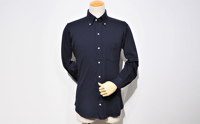 丸和繊維工業 INDUSTYLE TOKYO 動体裁断 シャツ ネイビー ファッション 「すみだモダン」 