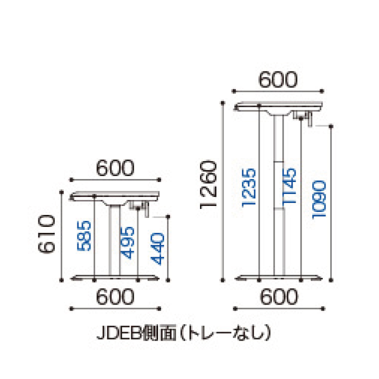 電動昇降デスクJDEB-100 カラー：天板4色(WH/CN/WM/WW)×脚2色(ブラック/ホワイト)｜机 デスク 電動昇降 オフィス テレワーク 小島工芸 茨城県 取手市（BR006）