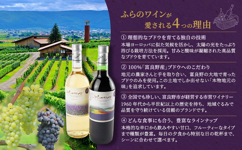 【全2回定期便 富良野堪能ワインおつまみ】ふらのワイン（赤・白・ロゼ）720ml×3本と缶つま3種セット6個入り お酒 酒 ワイン ぶどう 飲み物 アルコール 肉 お肉 加工品 おつまみ 缶詰め 北海道 送料無料 道産 富良野市 ふらの
