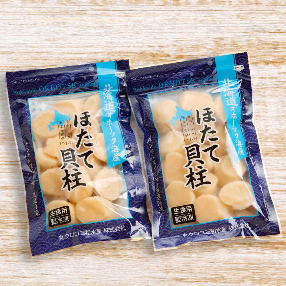 12-312 【バレンタインデー】冷凍帆立貝柱200ｇ×2パック(計400g) ｜ ホタテ ほたて 玉冷