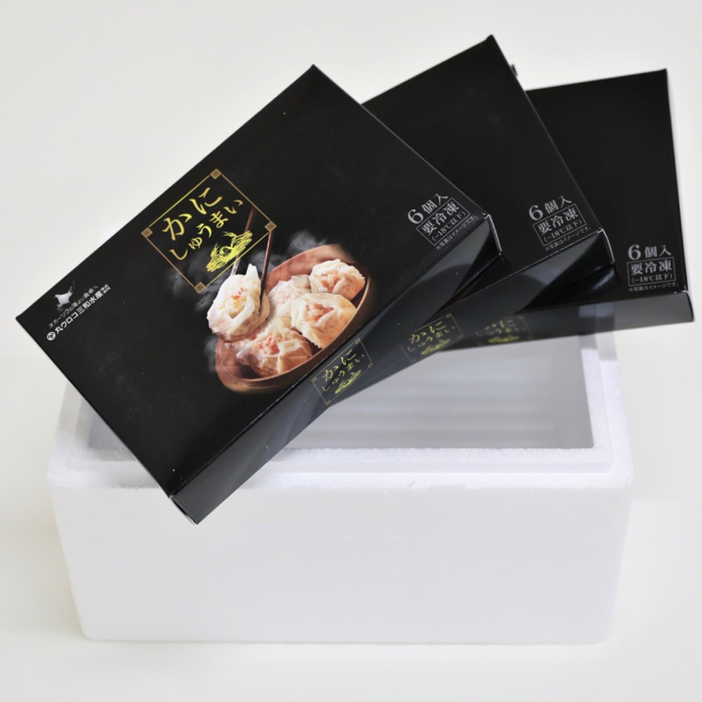 13-371 【バレンタインデー】特大かにしゅうまい(6個入)×3ｐ