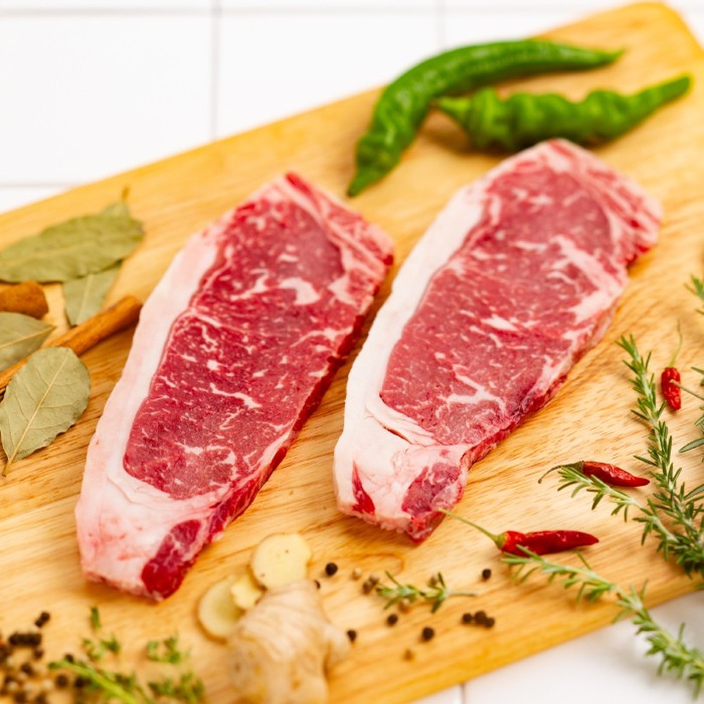 15-366 【バレンタインデー】北海道ハーブ牛ロースステーキ(320g)