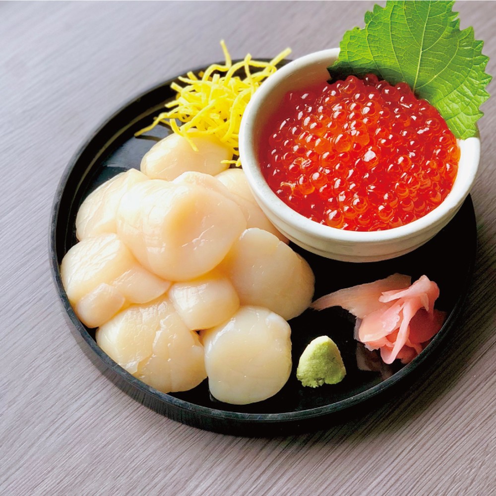 23-82 【バレンタインデー】オホーツク産ほたて貝柱(400g)とますいくら醤油(200g)セット