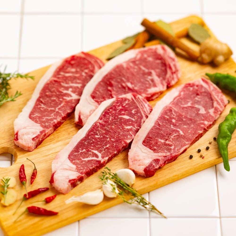 24-127 【バレンタインデー】北海道ハーブ牛ロースステーキ(640g)