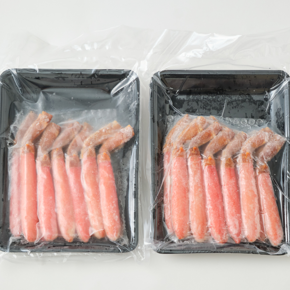 28-59 【バレンタインデー】【生食可】特大・生ずわいがに脚ポーション1kg(500ｇ×2)