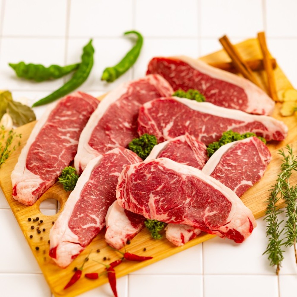 44-55 【バレンタインデー】北海道ハーブ牛ロースステーキ(1.28kg)