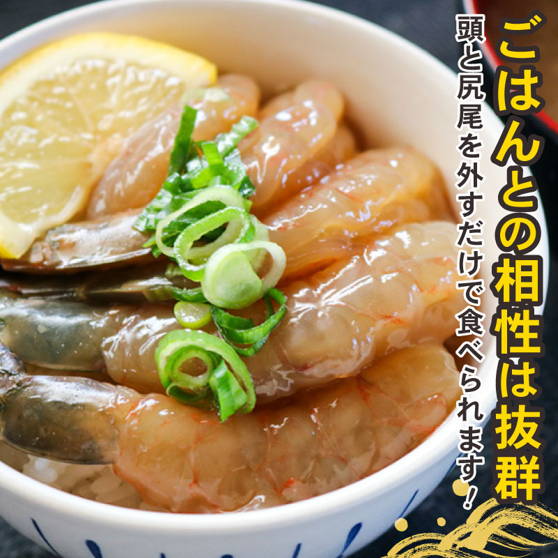 赤足海老 南知多カンジャンセウ 約150g×4袋 赤足海老の醤油漬け