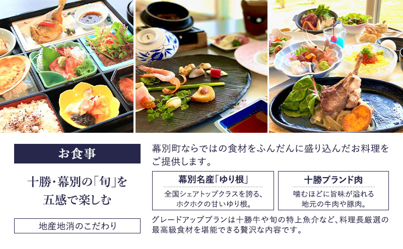 十勝ナウマン温泉 ホテルアルコ 一泊二食ペア宿泊券 グレードアップ 2名様分【 北海道 幕別町 十勝 ナウマン温泉 ホテルアルコ 宿泊券 2名 ペア 一泊二食 豪華 グレードアップ 温泉 】