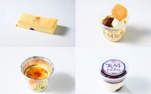 [&g]幸せ詰め合わせ守華-SHUKA-( ふわシュワ cheese cake ×1、 いばとろリッチプリン ×1、 濃厚お芋のブリュレプリン ×1、 とろ生チーズプリン ×1、チーズケーキバー ×2、 プチリッチエッグタルト [ カスタード ×1& ブルーベリー ×1]) | デザート スイーツ お菓子 洋菓子 菓子 冷凍 詰合せ プリン チーズケーキ エッグタルト