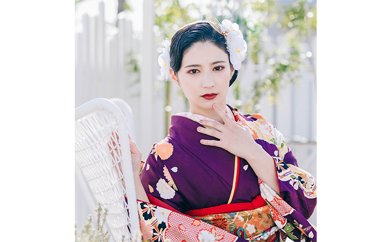 Arenca No.8386 胡蝶蘭 髪飾り かんざし 花 和装 着物 造花飾り ヘアアクセサリー フラワー 卒業式 卒園式 入園式 入学式 成人式 結婚式 東京 墨田区