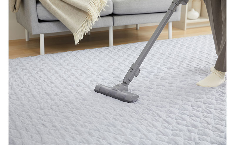 はがして洗える Hagashラグ セット 杢キルト 2.5cm HAGSM25-1318 グレー ラグ 約1.5畳洗える 洗濯機 おしゃれ 厚手 カーペット 滑り止め ラグマット ズレにくい オールシーズン アイリスオーヤマ ハガッシュ Hagash カバーラグ アンダーラグ