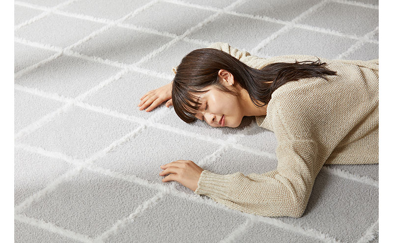 はがして洗える Hagash カバーベニワレン風 HAGCB-1318 グレージュ ラグ カバー 約1.5畳 洗える 洗濯機 おしゃれ カーペット ラグマット オールシーズン 一人暮らし リビング アイリスオーヤマ ハガッシュ Hagash カバーラグ