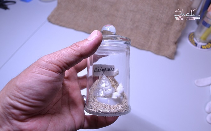 シェルランプ　【Aloha】 雑貨 日用品 インテリア 貝殻のランプ 灯り 手づくり 