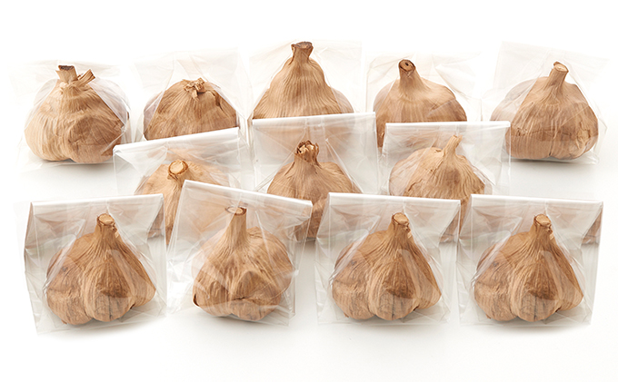 にんにく 青森 ホワイト六片 熟成 黒にんにく 大玉 12個 セット ニンニク 加工食品 食品 岐阜県池田町 
