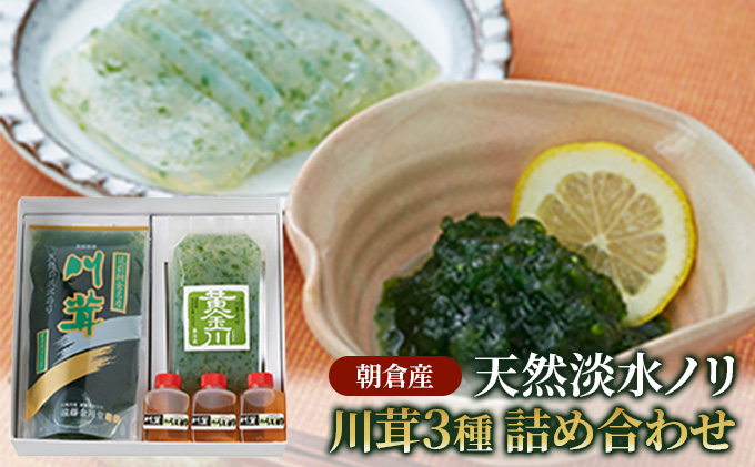 【福岡県朝倉市】のり 海苔 珍味 川茸の詰め合わせ 遠藤金川堂 淡水海苔 天然 高級天然淡水ノリ 加工食品 調味料